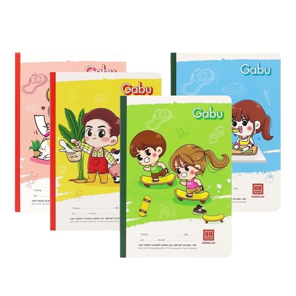 Vở ô ly Hồng Hà Gabu 80trang (4li) - MS No.0549