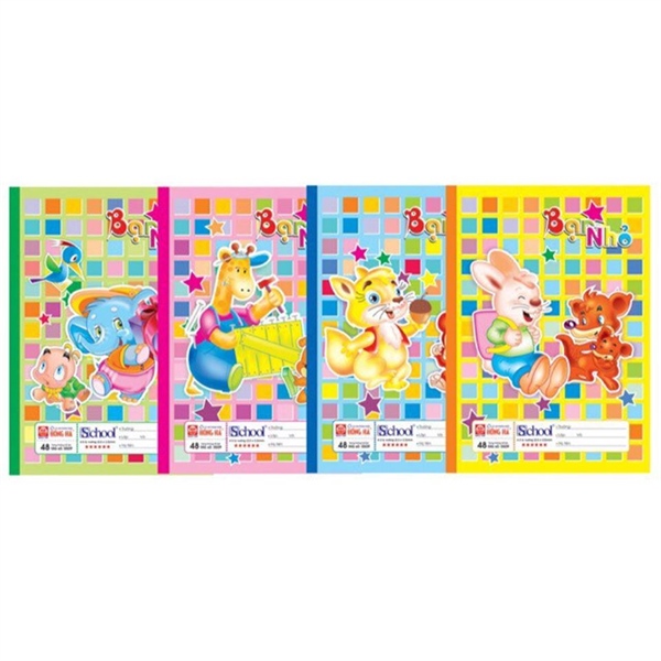 Vở ô ly Hồng Hà School Pookemon 40 trang - MS 0509