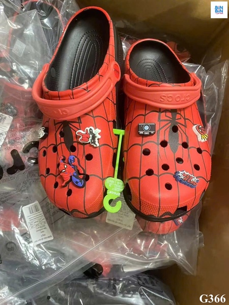 Giày Crocs Spide man Đỏ