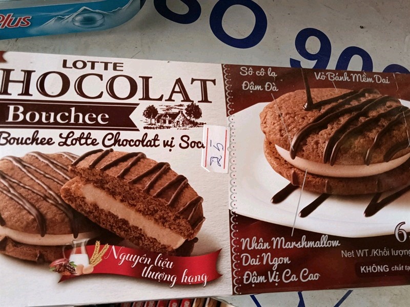 Bánh bouchee chocolat hộp nhỏ
