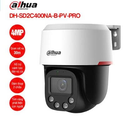 Camera IP PT 4MP DAHUA DH-SD2C400NA-B-PV-PRO (hỗ trợ đàm thoại 2 chiều, 30M)