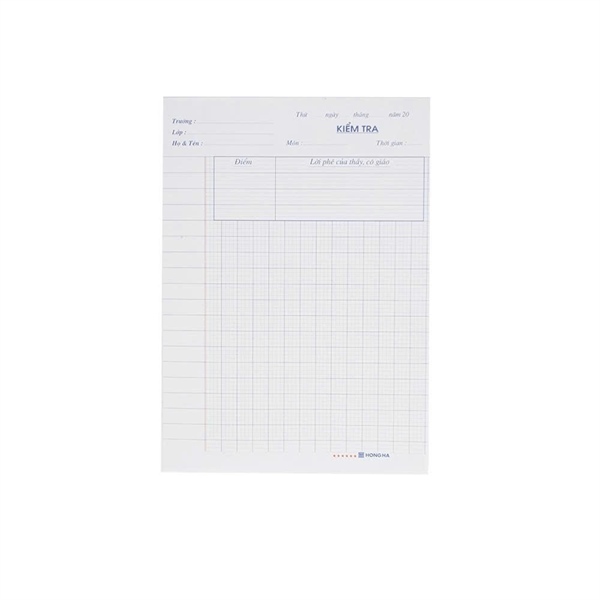 Giấy kiểm tra C1 Hồng Hà - MS 4891 (4ly to)