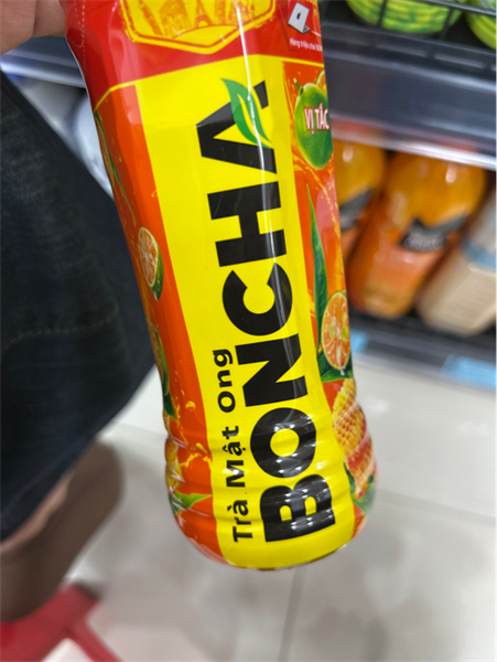 Trà Boncha Mật ong vị tắc 450ml thùng 24 chai