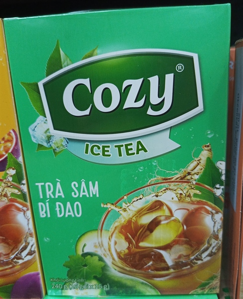 Trà Cozy IceTea sâm bí đao 240gr (16 gói*15gr)/30