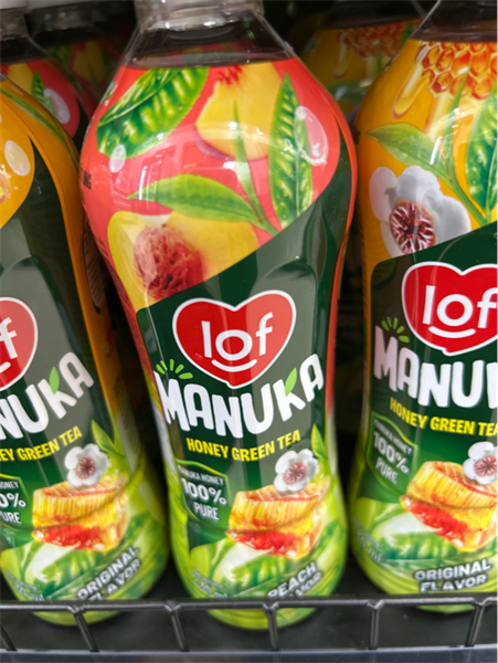 LOF Trà Manuka vị đào 430ml*24