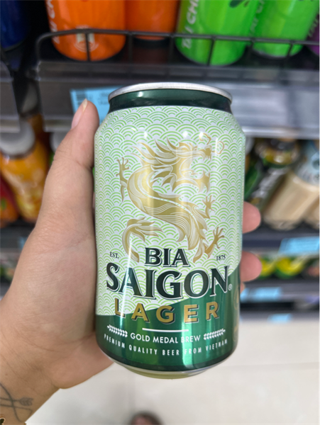 Bia lon Saigon Lager 330ml