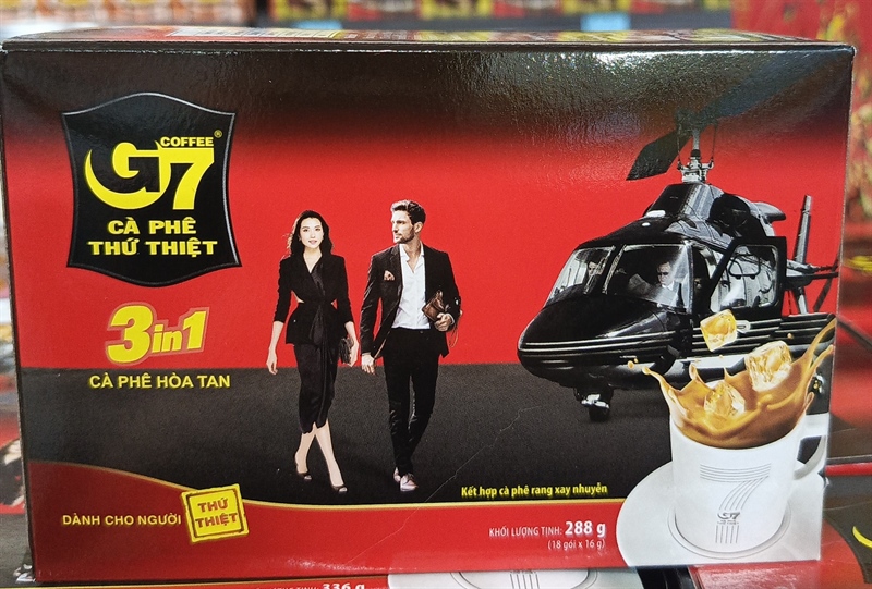 Cà phê G7 3in1 - Hộp 18 gói 16gr