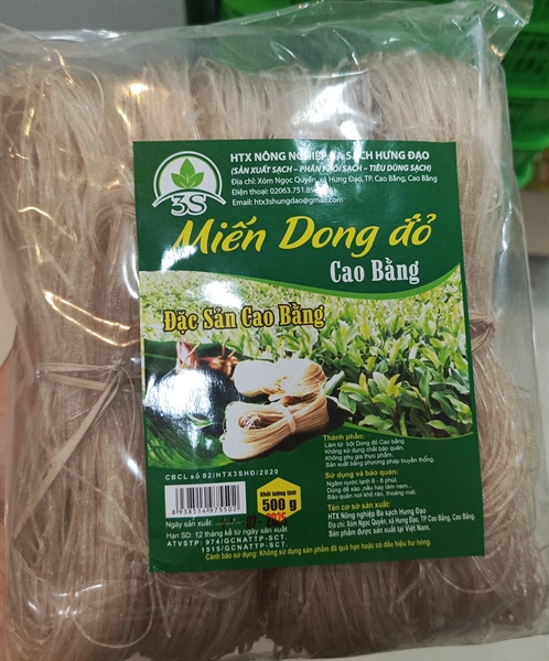 Miến Dong đỏ Cao Bằng 500g