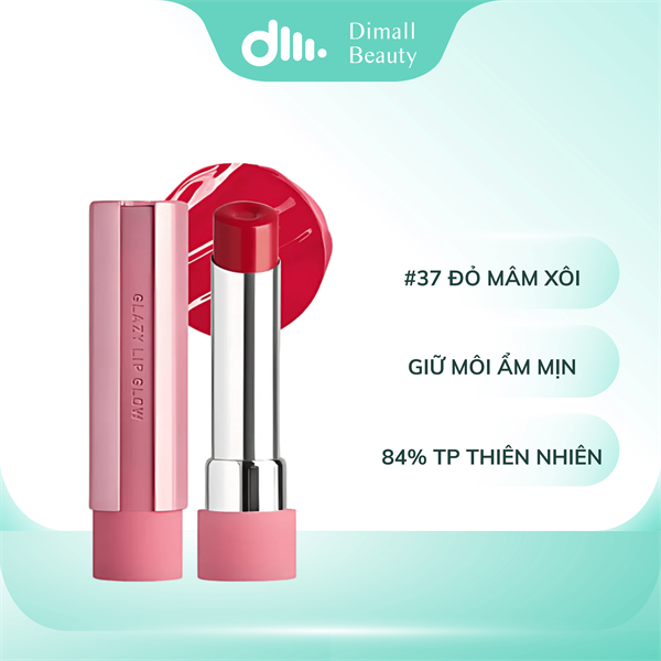 Son Dưỡng 3CE Glazy Lip Glow #37 Raspberry Coated
