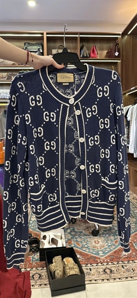 Áo khoác GG cardigan xanh (PN)+