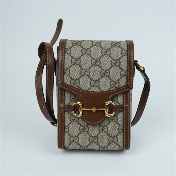 Túi GG 1955 Phone Box xám (625615-0419) sz11 (HT) KG+