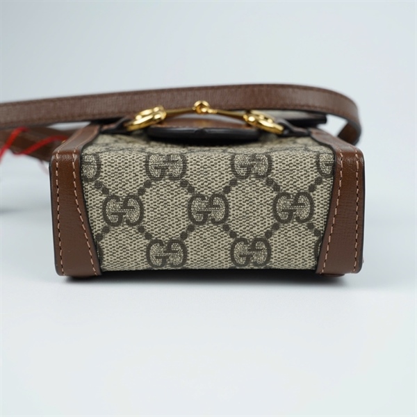 Túi GG 1955 Phone Box xám (625615-0416) sz11 (HT)+