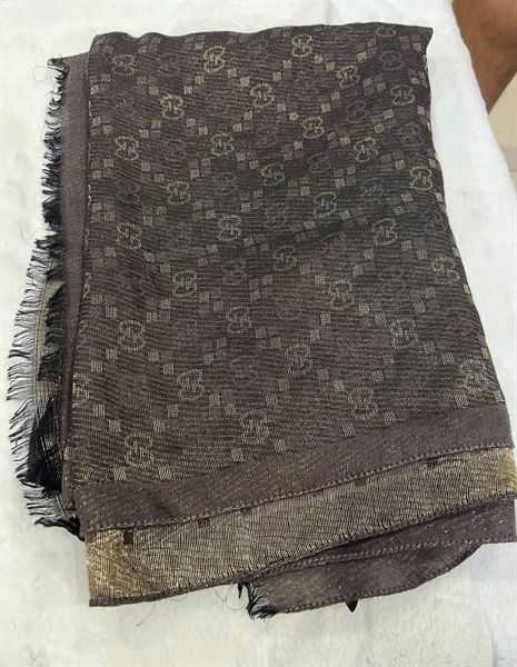 Khăn GG đen sz61x175 (PN)+