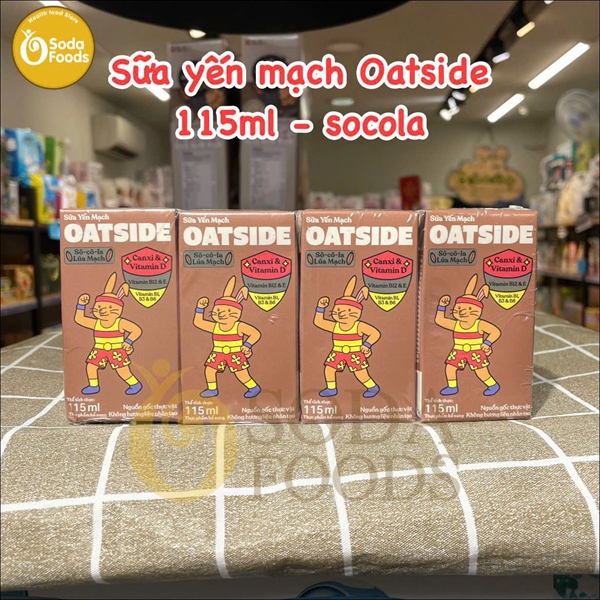 Sữa yến mạch Oatside 115ml - socola