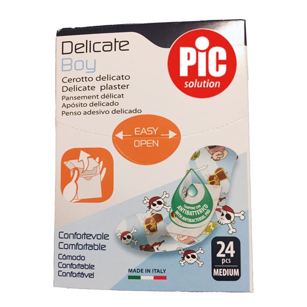 Băng cá nhân kháng khuẩn cho da nhạy cảm Delicate Boy – 24 miếng