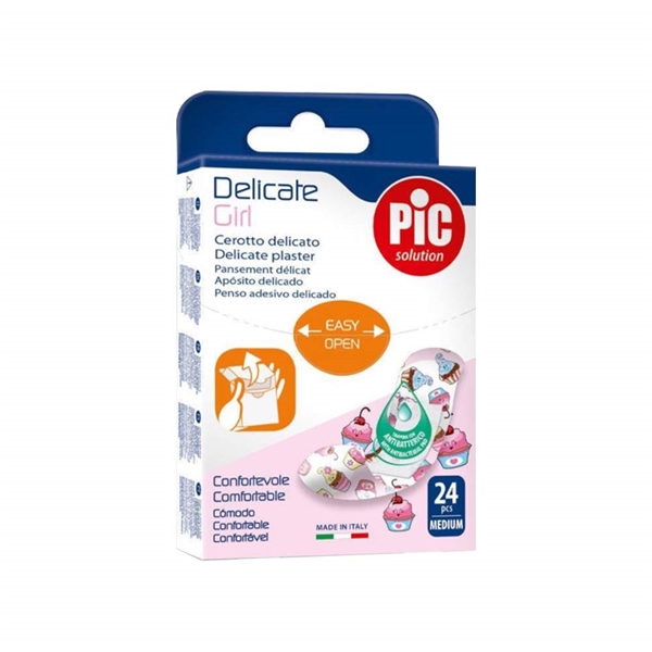 Băng cá nhân kháng khuẩn cho da nhạy cảm Delicate Girl – 24 miếng