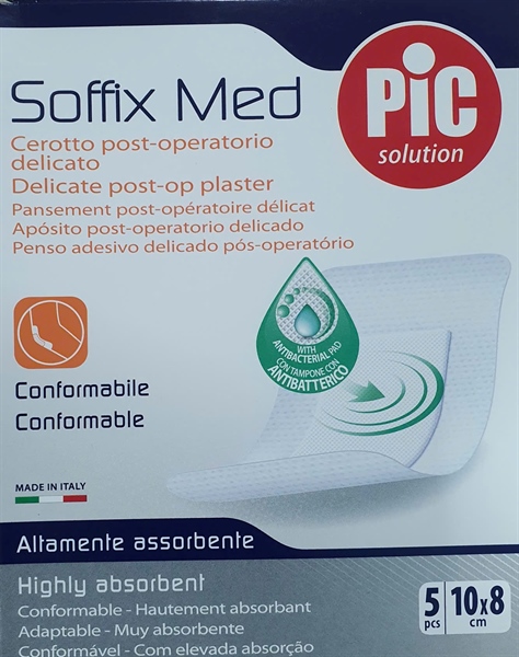 Băng có gạc vô trùng Soffix Med (Hộp 5 miếng 10x8cm)