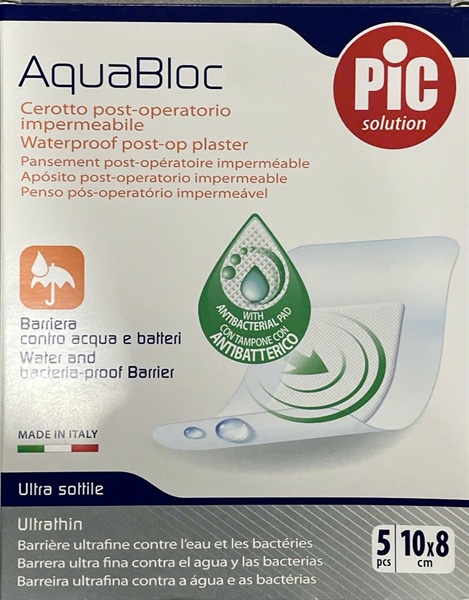 Băng có gạc vô trùng AquaBloc (Hộp 5 miếng 10x8cm)