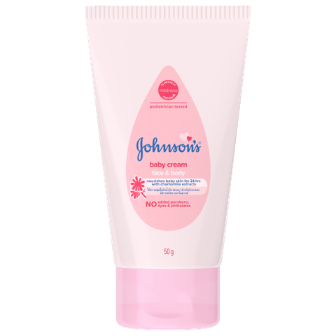 Kem dưỡng ẩm Johnsons baby cream 50g (Hồng) - Thái Lan