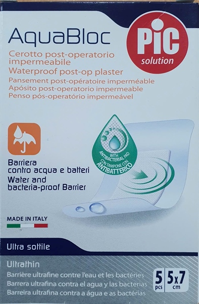 Băng có gạc vô trùng AquaBloc (Hộp 5 miếng 5x7cm)