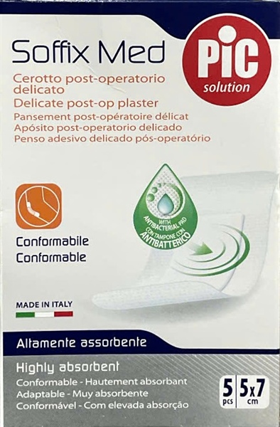 Băng có gạc vô trùng Soffix Med (Hộp 5 miếng 5x7cm)