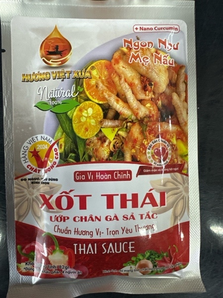 Xốt Thái ướp chân gà sả tắc