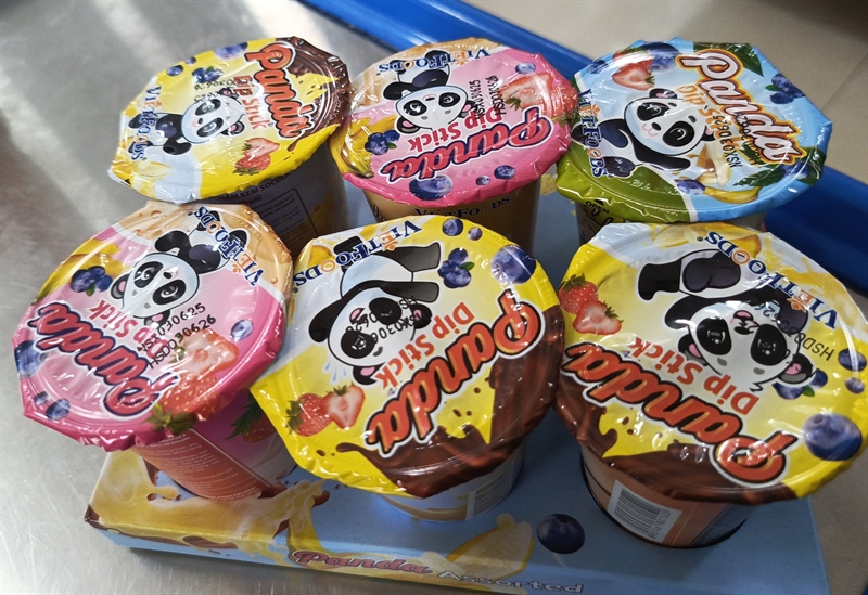 Bánh quy chấm kem socola tổng hợp nhiều vị