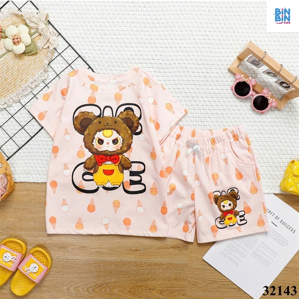 Bộ thun cam Babythree