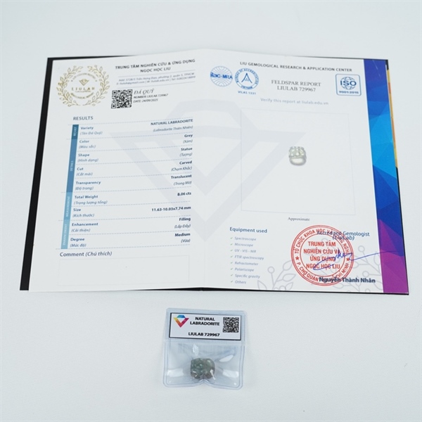 Cụ tỳ hưu xám sz11.63-10x7.74 (729967) +