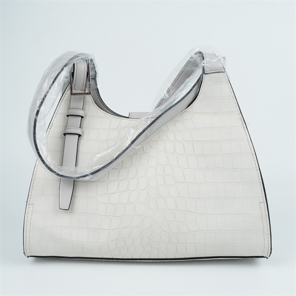 Túi CK màu trắng dập vân 30cm (PN)+