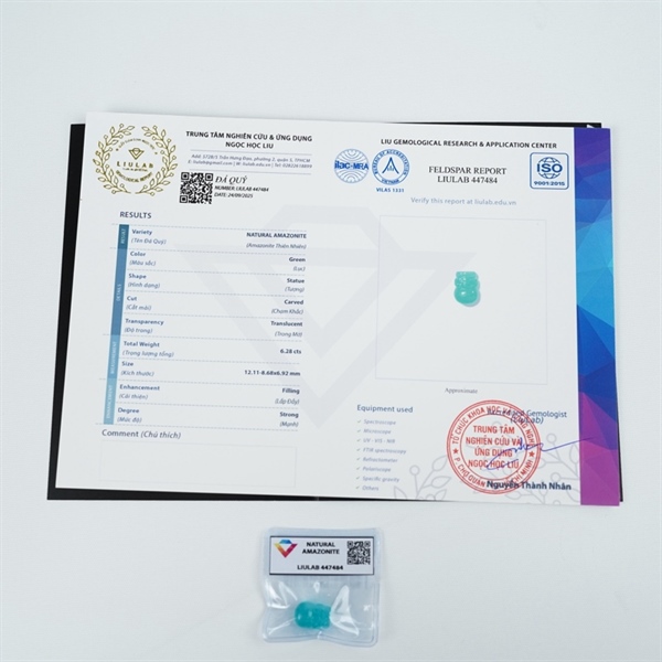 Cụ tỳ hưu xanh sz12.11-8.68-6.92 (447484) +