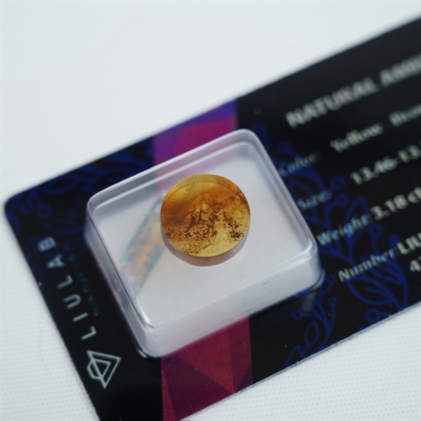 Lõi nhẫn hổ phách vàng 434693 +