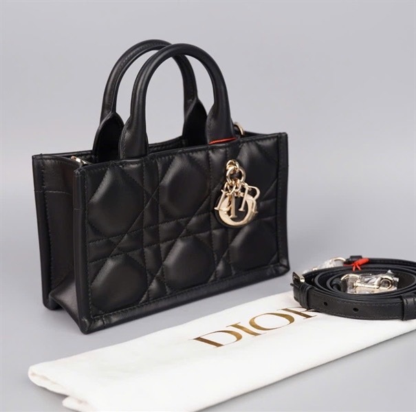 Túi Dior Tote đen (62-MA-0224) sz21 (HC) +