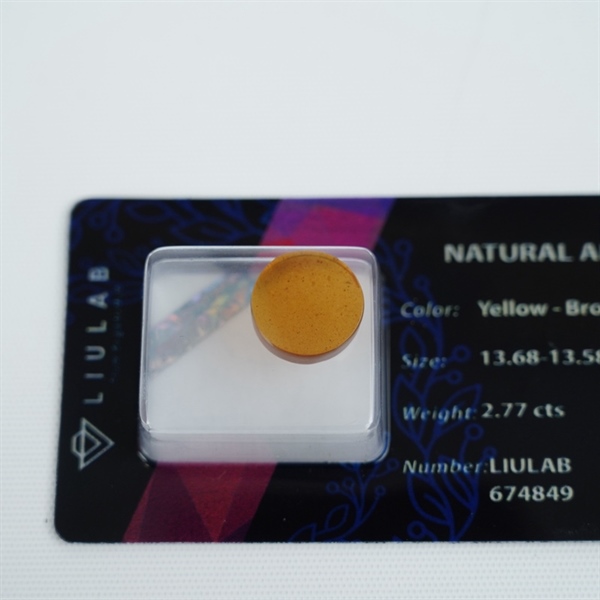 Lõi nhẫn hổ phách vàng 674849 +