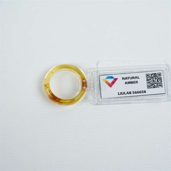 Nhẫn hổ phách vàng 566658 +