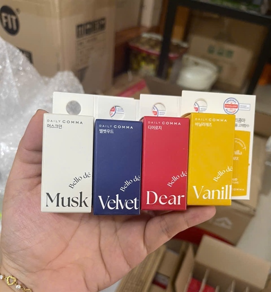 Nước hoa khô Daily Comma - Xanh