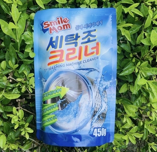 Bột tẩy lồng máy giặt smile mom 450g