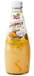 Nước sữa dừa với thạch dừa hương xoài coco royal