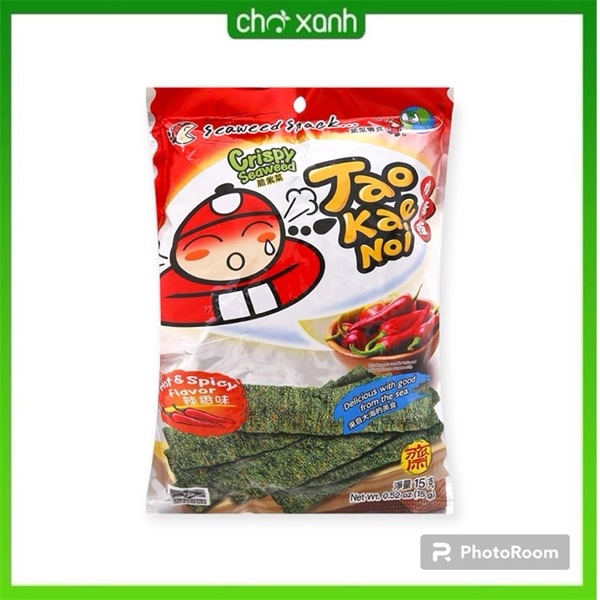Rong biển TKN CRISPY SEAWEED vị cay 15g