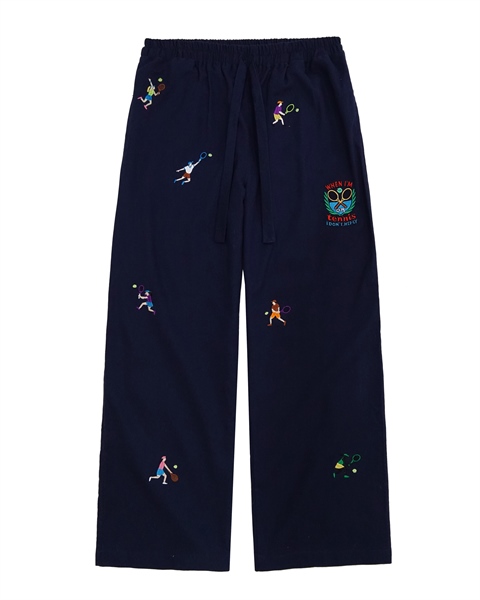 Quần dài linen WHEN I'M ON TENNIS