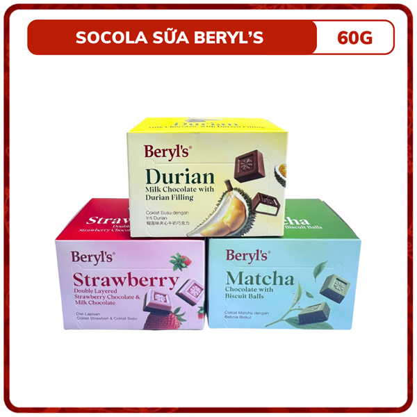 SOCOLA SỮA BERYL'S 60G
