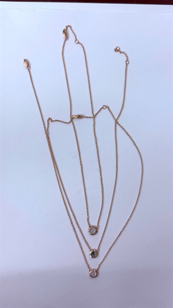 Dây chuyền vàng hạt ngọc +