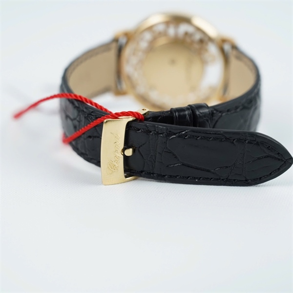 Đồng hồ Chopard mặt vàng khối 12 viên kim cương-kim zin (1162914) sz36 (HN) KG+