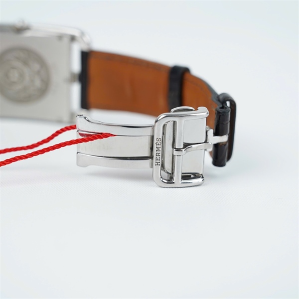 Đồng hồ Hermes dây đen cá sâu (2808440) sz34.8 (HN) KG+