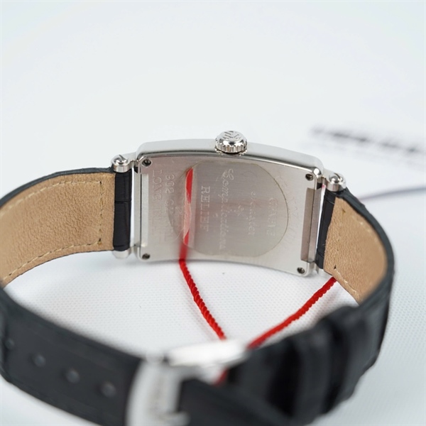 Đồng hồ Franck Muller mặt vuông đính kim dây đen kim zin sz25.2 (HN) KG+