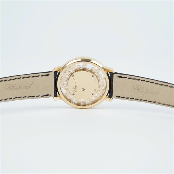 Đồng hồ Chopard mặt vàng khối 12 viên kim cương-kim zin (1162914) sz36 (HN) KG+