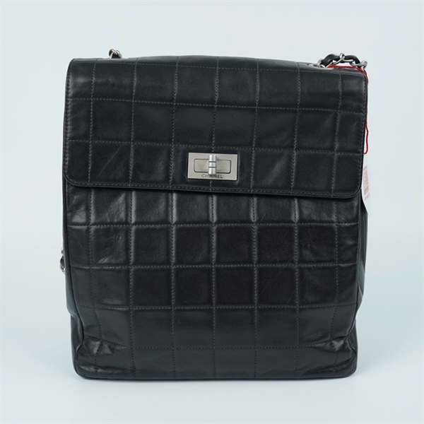 Túi Chanel dáng balo đen có lót form (6131426) sz22 (HN) KG+