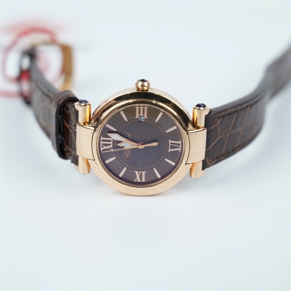 Đồng hồ Chopard dây nâu (1922652) sz30 (PN)+