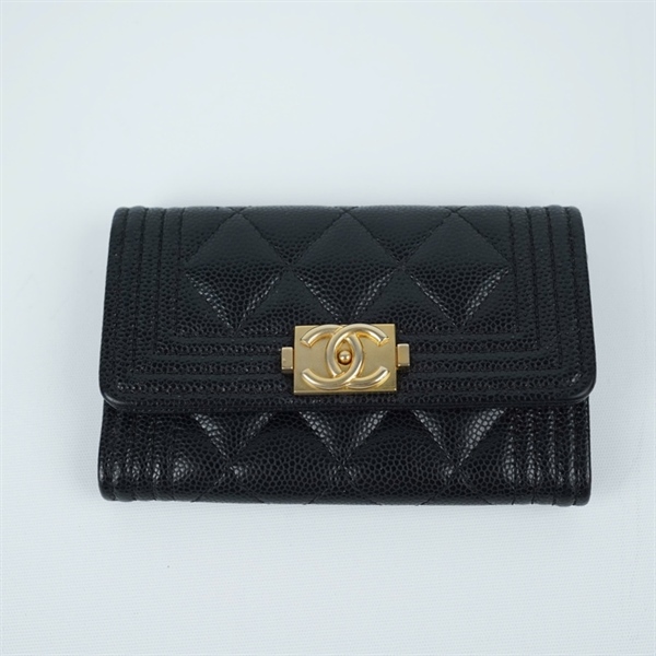 Ví Chanel Boy đen (30578588) (TT) KG+