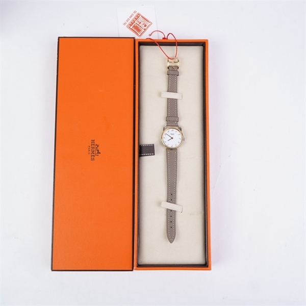 Đồng hồ Hermes dây nâu (521024S) sz26 (PN)+